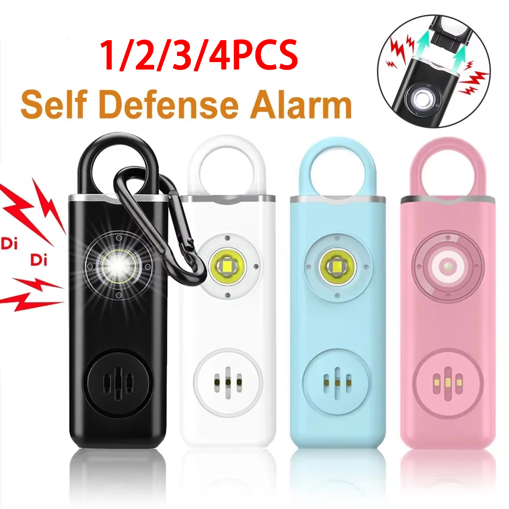 Personal Alarm Keychain - 130dB alarme d'auto-défense transportant un cri