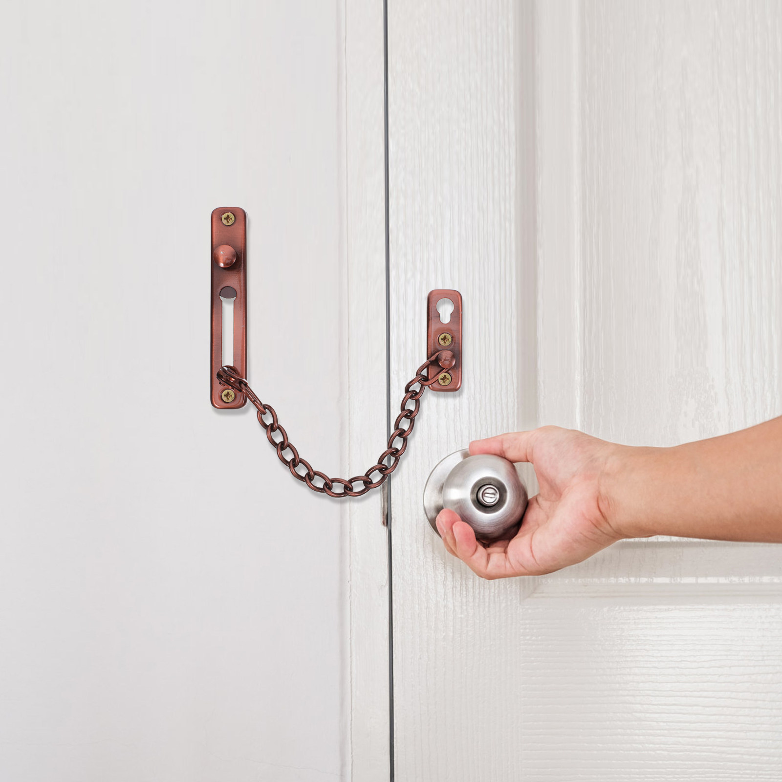 Security Chain Door - 2 chaînes de sécurité antivol en