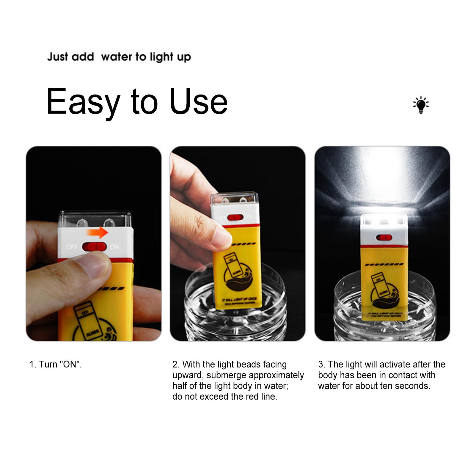 Lampe à eau salée, allumage pa - Power Outage Light avis et prix